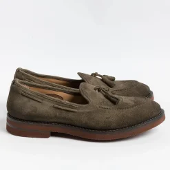 FABI - Mocassino -Fu0466A - Camoscio Marrone Foresta<Collezione Scarpe Uomo Mocassini
