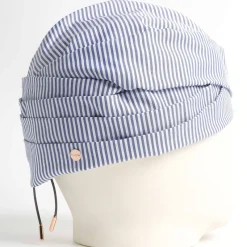 FLAPPER - Genevieve Xhaet Flapper - Elisabeth - Bianco E Blu<Collezione Accessori Donna Cappelli E Berretti