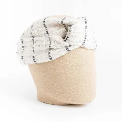 FLAPPER - Genevieve Xhaet Flapper - Fascia Gia - Bianco Nero<Collezione Accessori Donna Cappelli E Berretti