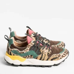 FLOWER MOUNTAIN - Sneakers Yamano 3D31- Marrone /Pony<Collezione Scarpe Donna Sneakers