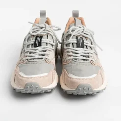 FLOWER MOUNTAIN - Sneakers Yamano 1M15 - Grigio/ Rosa<Collezione Scarpe Donna Sneakers