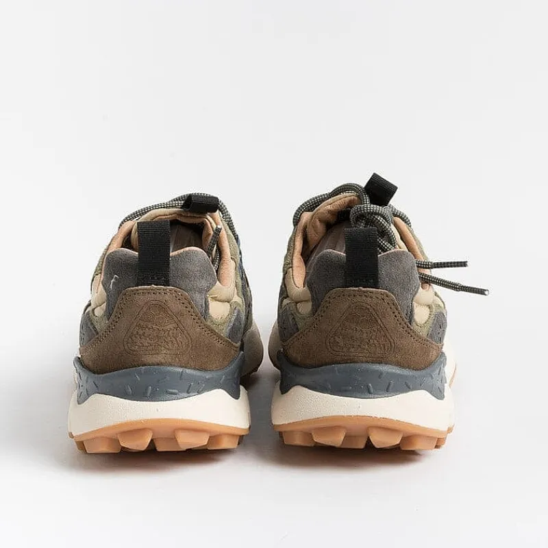 FLOWER MOUNTAIN - Sneakers Yamano 3 - Beige / Militare<Collezione Scarpe Uomo Sneakers