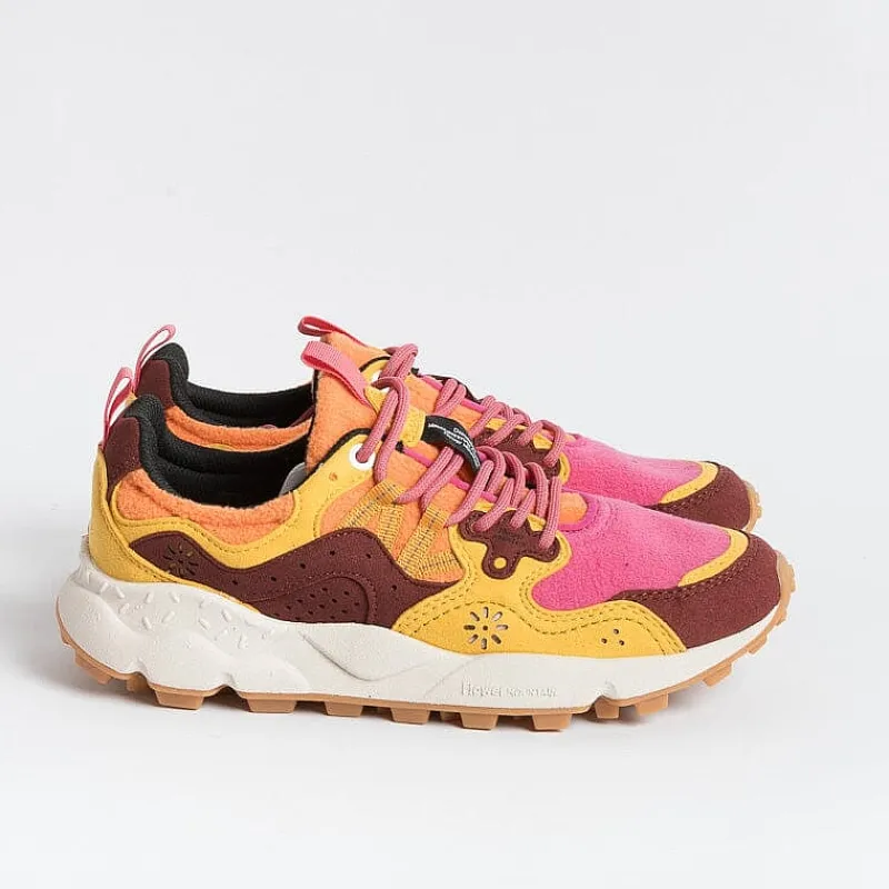 FLOWER MOUNTAIN - Sneakers Yamano 1L11 - Fucsia Lana<Collezione Scarpe Donna Sneakers