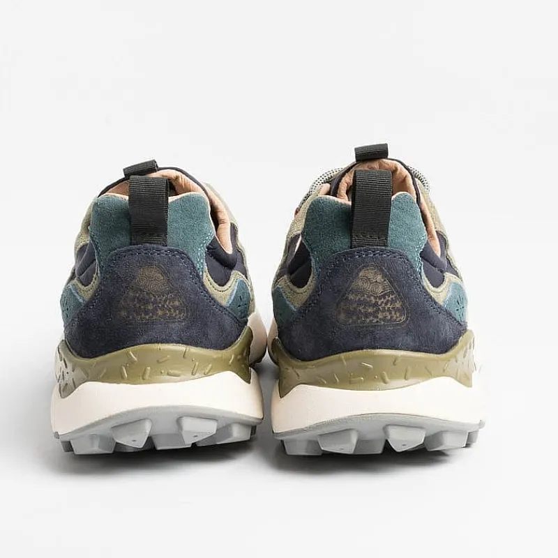 FLOWER MOUNTAIN - Sneakers Yamano 3 - 1C38 Blu/Verde Turchese<Collezione Scarpe Uomo Sneakers