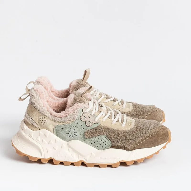 FLOWER MOUNTAIN - Sneakers Kotetsu 1E03 - Teddy Beige Pink<Collezione Scarpe Donna Sneakers