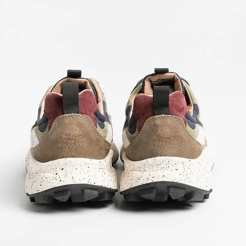 FLOWER MOUNTAIN - Sneakers Yamano 3 - 3D31 Blu/ Marrone<Collezione Scarpe Uomo Sneakers