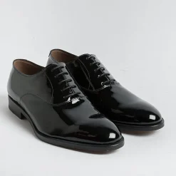 FRATELLI ROSSETTI - Uomo Fratelli Rossetti - Derby- 21604 - Vernice Nero<Collezione Scarpe Uomo Allacciate