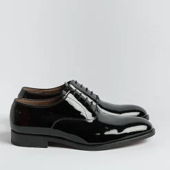 FRATELLI ROSSETTI - Uomo Fratelli Rossetti - Derby- 21604 - Vernice Nero<Collezione Scarpe Uomo Allacciate