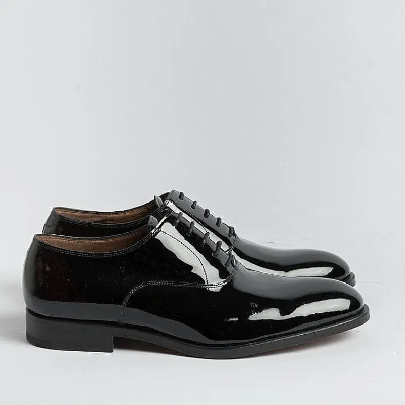 FRATELLI ROSSETTI - Uomo Fratelli Rossetti - Derby- 21604 - Vernice Nero<Collezione Scarpe Uomo Allacciate