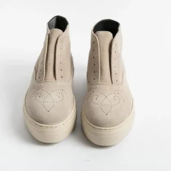 Fratelli Rossetti - Collezione Donna Fratelli Rossetti - Sneakers Stivaletto 76563 - Camoscio Sabbia<Collezione Scarpe Donna Sneakers