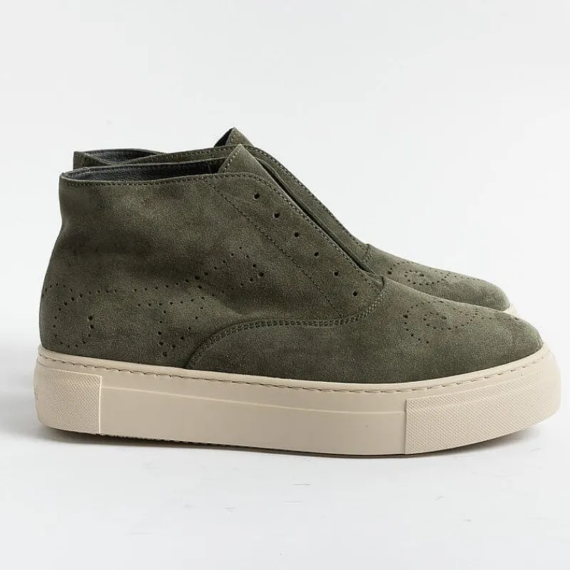 Fratelli Rossetti - Collezione Donna Fratelli Rossetti - Sneakers Stivaletto 76563 - Camoscio Bosco<Collezione Scarpe Donna Sneakers