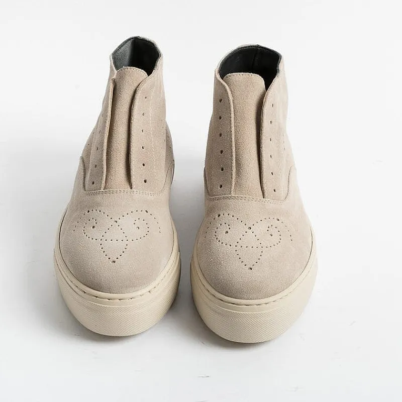 Fratelli Rossetti - Collezione Donna Fratelli Rossetti - Sneakers Stivaletto 76563 - Camoscio Sabbia<Collezione Scarpe Donna Stivaletti