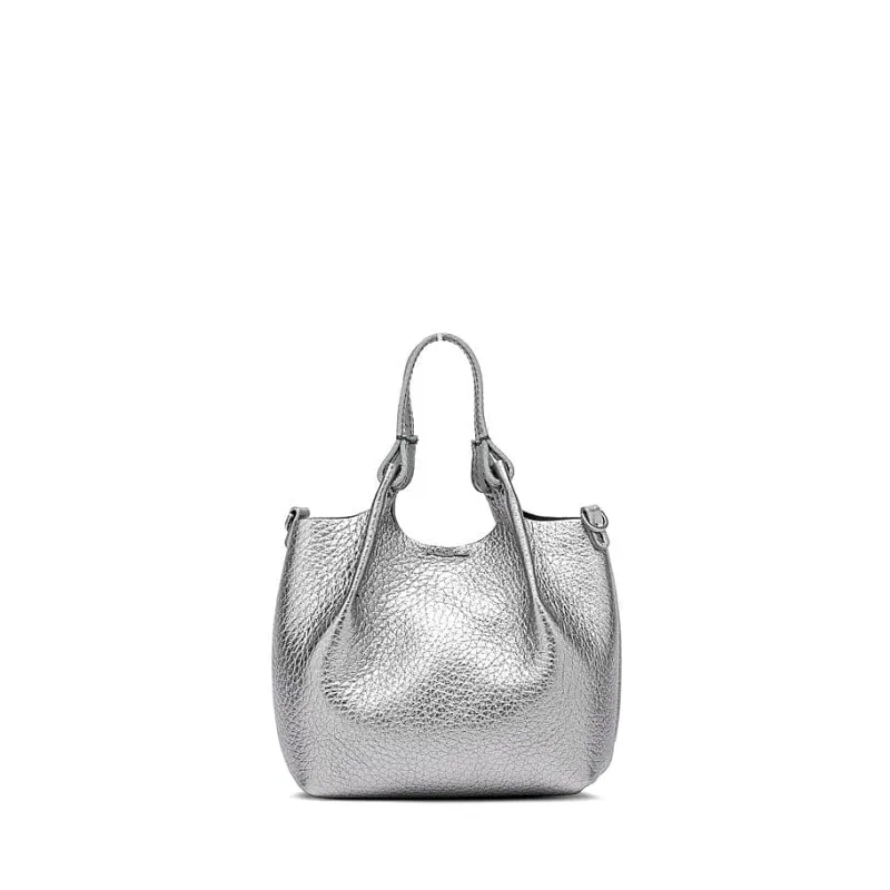 Gianni Chiarini - Bs 9718 - Dua - Dark Silver Castoro<Collezione Borse Donna Mini Bags