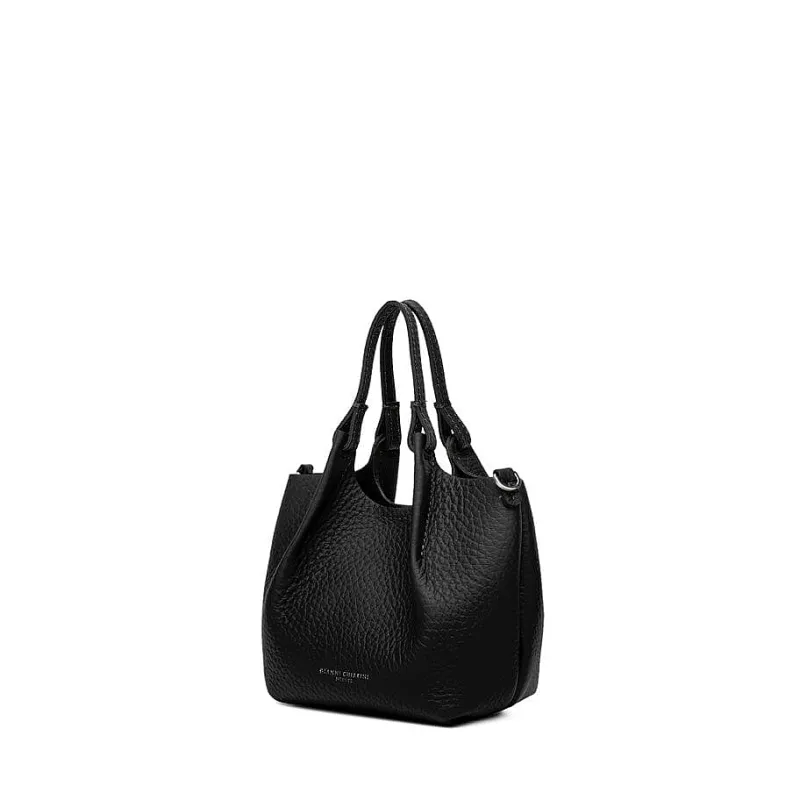 Gianni Chiarini - Bs 9718 - Dua - Nero Castoro<Collezione Borse Donna Borse A Spalla