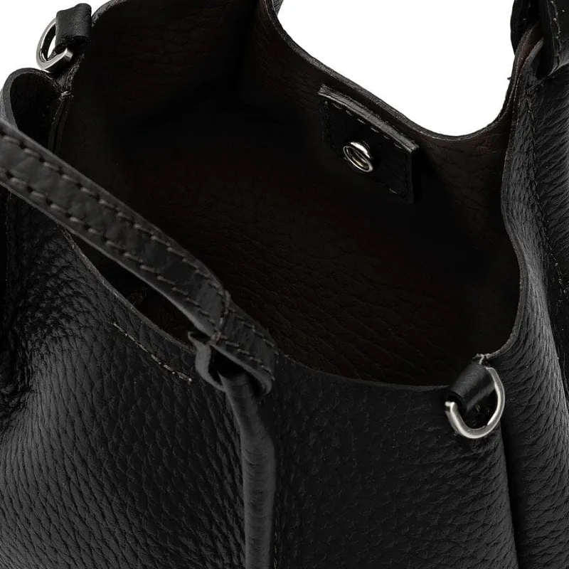 Gianni Chiarini - Bs 9718 - Dua - Nero Castoro<Collezione Borse Donna Mini Bags