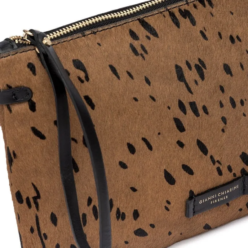Gianni Chiarini - Hermy - Bs 3905 - Leo Spot Nera<Collezione Borse Donna Pochette