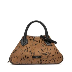 Gianni Chiarini Firenze - Bs 10119 - Borsa Judy - Spot Cognac Nero<Collezione Borse Donna Borse A Tracolla