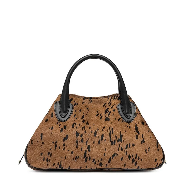 Gianni Chiarini Firenze - Bs 10119 - Borsa Judy - Spot Cognac Nero<Collezione Borse Donna Borse A Tracolla