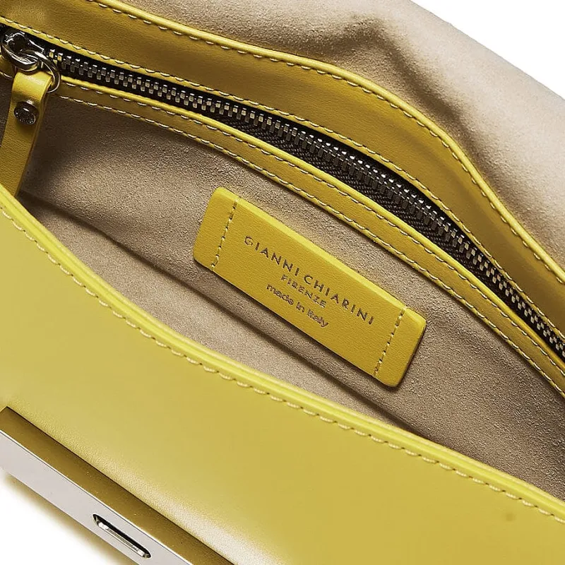 Gianni Chiarini Firenze - Clutch Lily - Bs 10196 - Giallo Polline<Collezione Borse Donna Borse A Tracolla