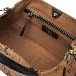 Gianni Chiarini Firenze - Bs 10119 - Borsa Judy - Spot Cognac Nero<Collezione Borse Donna Borse A Mano