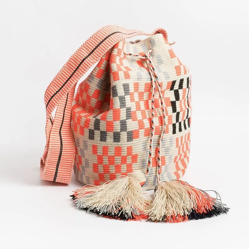 GUANABANA - Secchiello - 002.2401 - Multicolor Orange<Collezione Borse Donna Borse A Tracolla