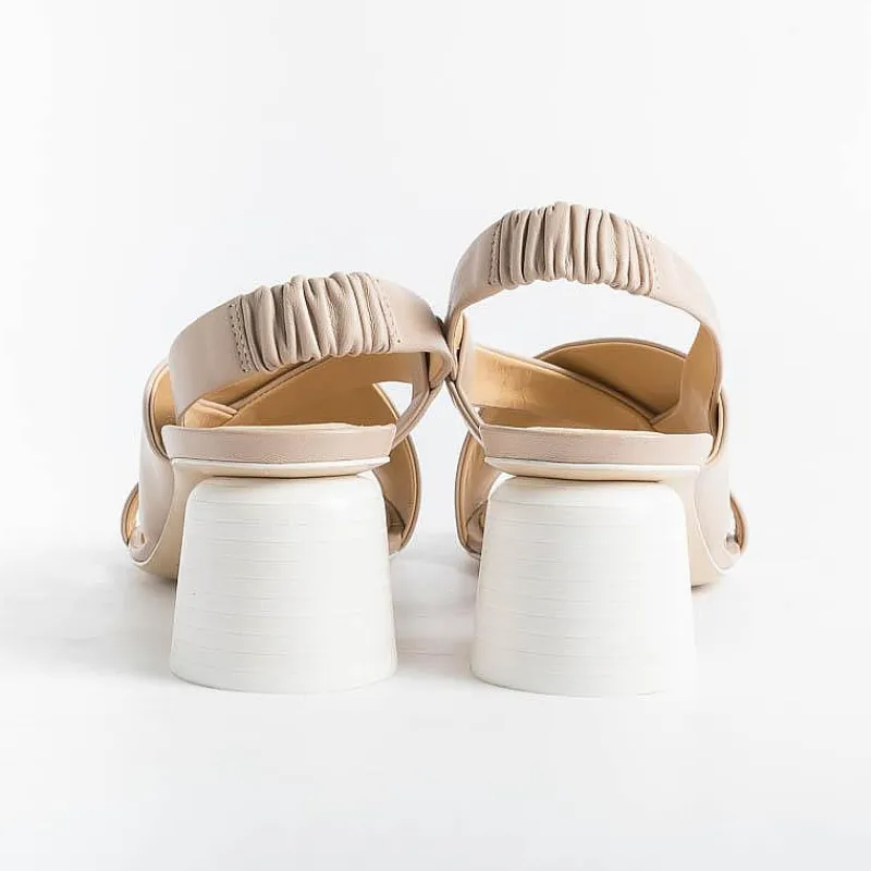 HALMANERA - Sandali Con Tacco Bea 32 - Baron Naturale<Collezione Scarpe Donna Sandali Con Tacco
