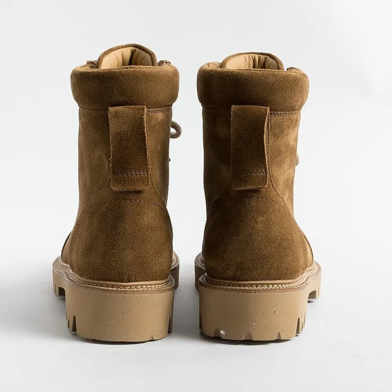 HENDERSON - Collezione Donna Henderson - Anfibio - Tania - Camoscio Birra<Collezione Scarpe Donna Anfibi