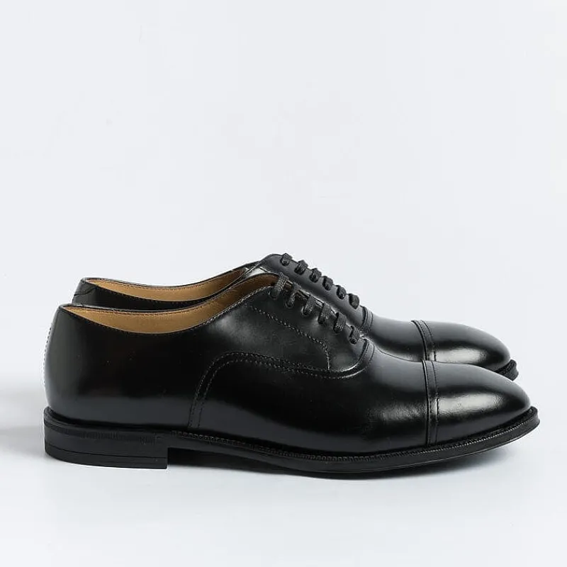 HENDERSON - Francesina - 82303 - Vitello Nero Fondo Gomma<Collezione Scarpe Uomo Francesine