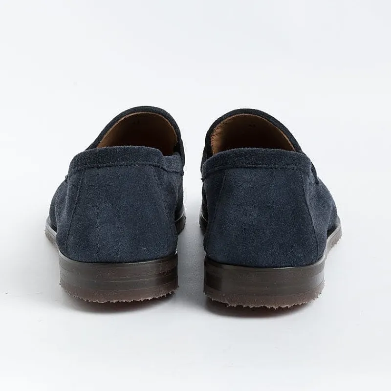HENDERSON - Mocassino 70416 - Blu<Collezione Scarpe Uomo Mocassini