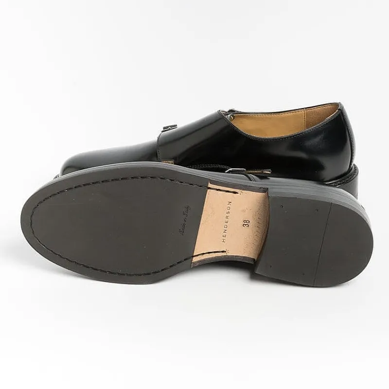 HENDERSON - Collezione Donna Henderson - Mocassino Doppia Fibbia - Caren - Nero<Collezione Scarpe Donna Mocassini