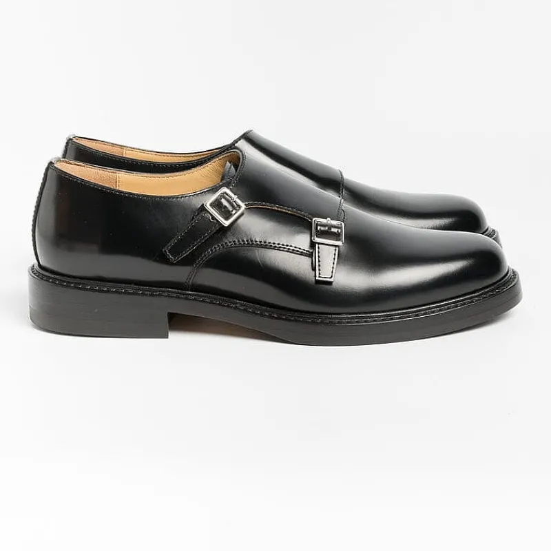 HENDERSON - Collezione Donna Henderson - Mocassino Doppia Fibbia - Caren - Nero<Collezione Scarpe Donna Mocassini