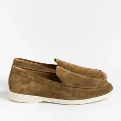 HENDERSON - Mocassino Slipon - Panarea - Suede Birra<Collezione Scarpe Uomo Mocassini