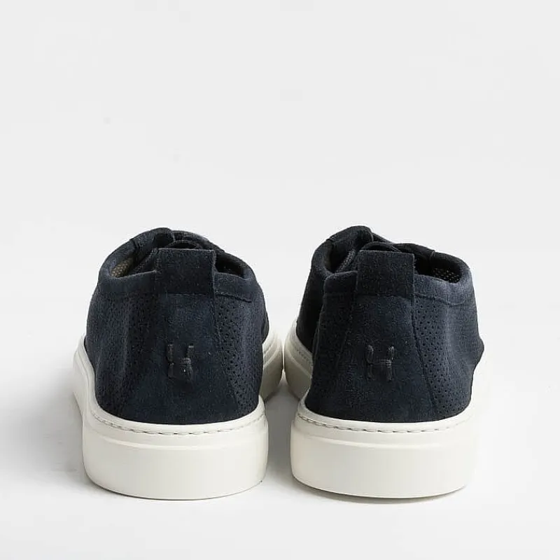 HENDERSON - Sneakers - Ronny - Camoscio Blu<Collezione Scarpe Uomo Sneakers