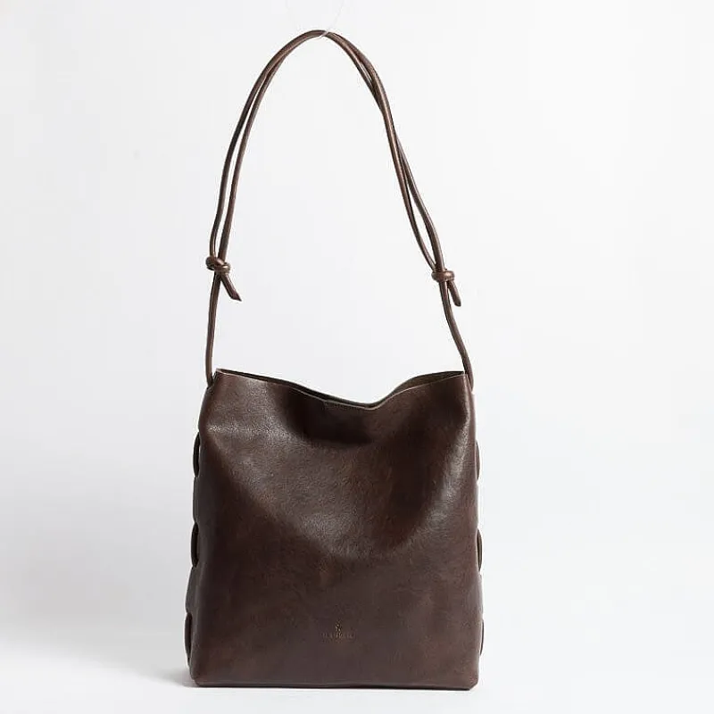 Il Bisonte - Bsh182 - Borsa A Spalla - Caffe<Collezione Borse Donna Borse A Spalla