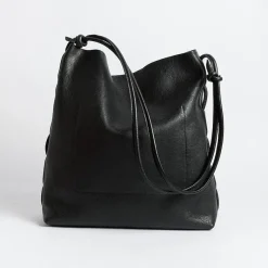 Il Bisonte - Bsh182 - Borsa A Spalla - Nero<Collezione Borse Donna Borse A Tracolla