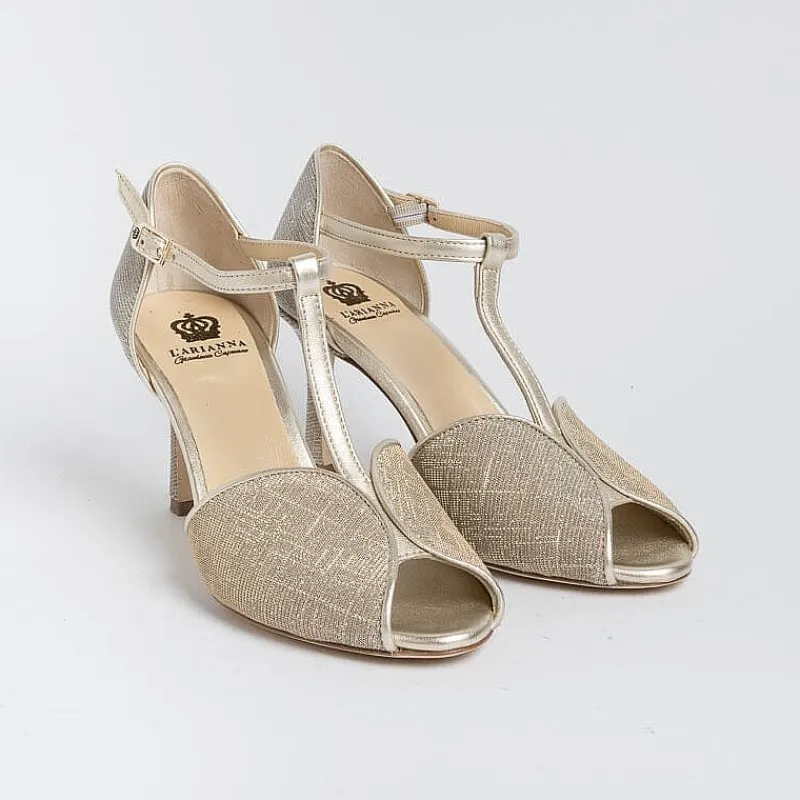 L'Arianna L' Arianna - Sandali Con Tacco Sp1612 - Sirio Nude<Collezione Scarpe Donna Sposa