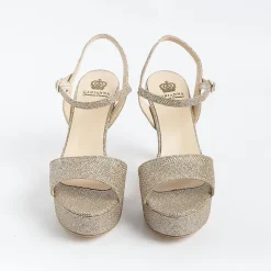 L'Arianna L' Arianna - Sandali Con Tacco Ds1610 - Sirio Nude<Collezione Scarpe Donna Sposa