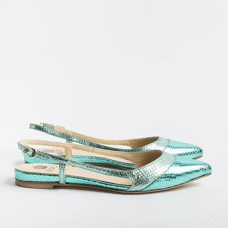 L'Arianna L' Arianna - Sling Back - Ch2006 - Serpente Laminato Saila<Collezione Scarpe Donna Cerimonia - Scarpe E Pochette