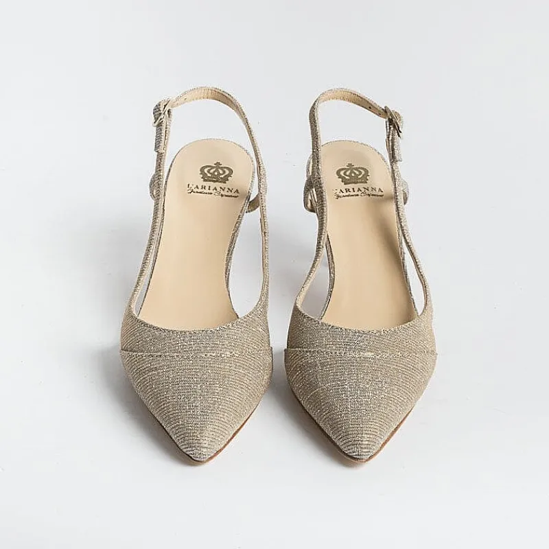 L'Arianna L' Arianna - Sling Back - Ch1603/Rt - Sirio - Nude<Collezione Scarpe Donna Sposa