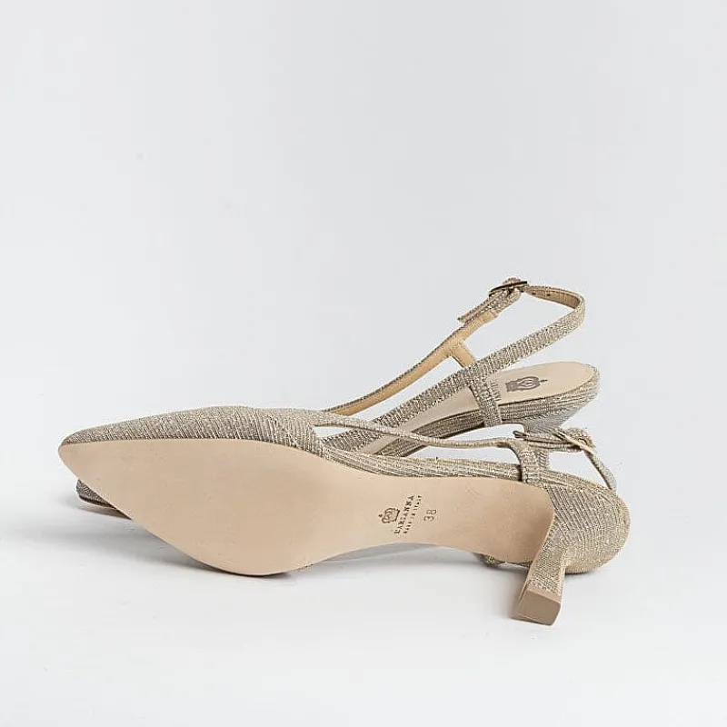 L'Arianna L' Arianna - Sling Back - Ch1603/Rt - Sirio - Nude<Collezione Scarpe Donna Sposa