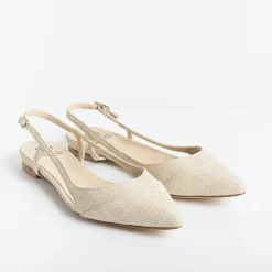 L'Arianna L' Arianna - Sling Back - Ch2006 - Sirio Champagne<Collezione Scarpe Donna Sposa