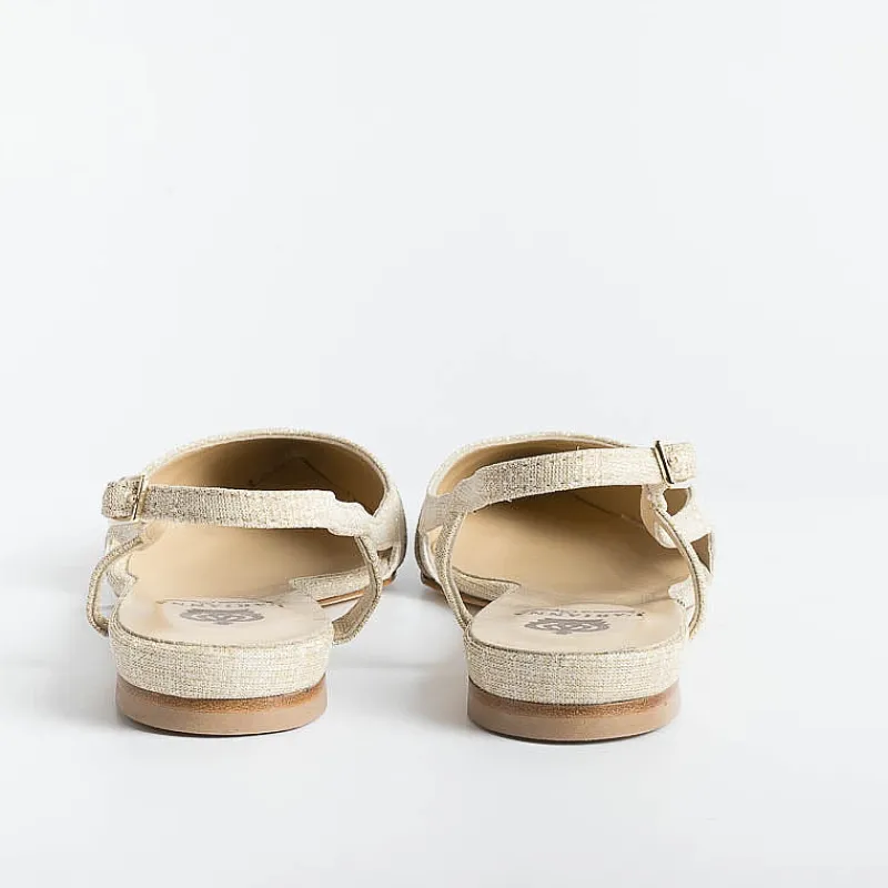 L'Arianna L' Arianna - Sling Back - Ch2006 - Sirio Champagne<Collezione Scarpe Donna Cerimonia - Scarpe E Pochette
