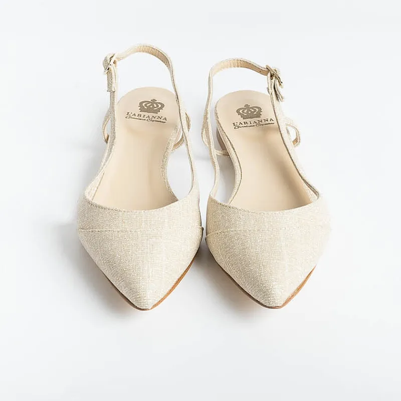 L'Arianna L' Arianna - Sling Back - Ch2006 - Sirio Champagne<Collezione Scarpe Donna Sling Back