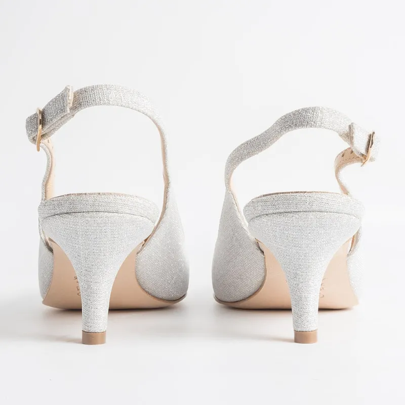 L'Arianna L' Arianna - Sling Back Ch2000/Mo - Sirio - Perla<Collezione Scarpe Donna Sposa