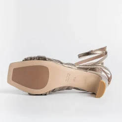 LORENA PAGGI - Sandali Con Tacco 11554 - Metal Butter<Collezione Scarpe Donna Sandali Con Tacco