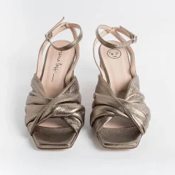LORENA PAGGI - Sandali Con Tacco 11554 - Metal Butter<Collezione Scarpe Donna Sandali Con Tacco