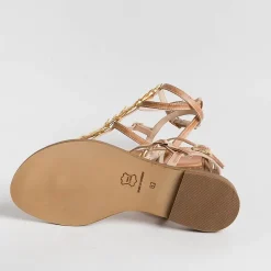MAKIS KOTRIS - Sandali Bassi Infradito K770 - Naturale<Collezione Scarpe Donna Infradito