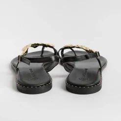 MAKIS KOTRIS - Sandali Bassi Infradito K850 - Nero<Collezione Scarpe Donna Sandali Bassi