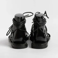 MAKIS KOTRIS - Sandali Bassi Infradito 04-306 - Nero<Collezione Scarpe Donna Infradito