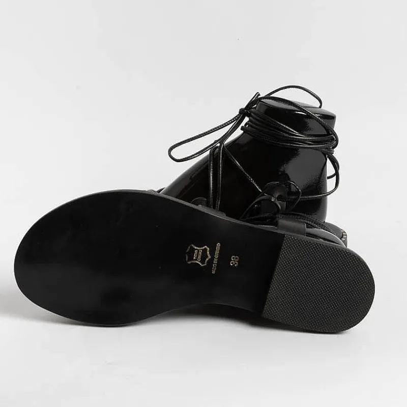 MAKIS KOTRIS - Sandali Bassi Infradito 04-306 - Nero<Collezione Scarpe Donna Infradito